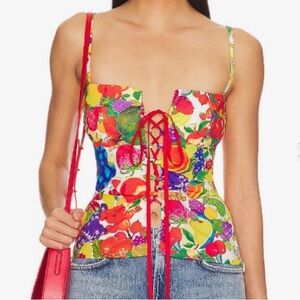 Fruit Sticker Corset Tyler McGillivary Size 3XL